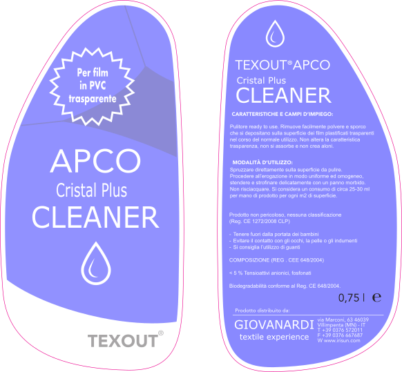 Etichette Cp Cleaner