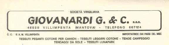 Logo Giovanardi anni 60